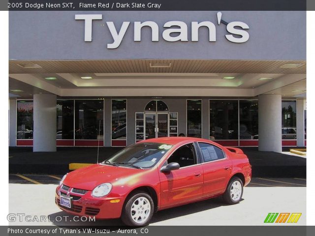 2005 Dodge Neon SXT in Flame Red
