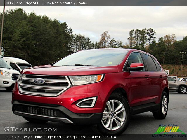 2017 Ford Edge SEL in Ruby Red Metallic
