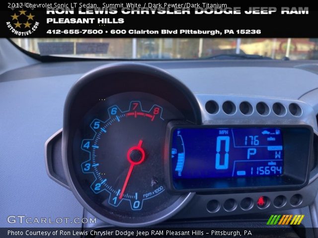 2012 Chevrolet Sonic LT Sedan in Summit White