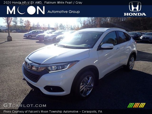 2020 Honda HR-V EX AWD in Platinum White Pearl