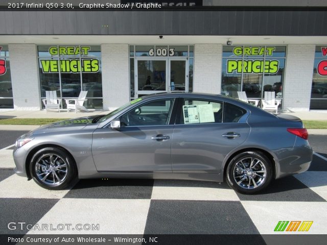 2017 Infiniti Q50 3.0t in Graphite Shadow