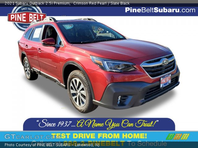 2021 Subaru Outback 2.5i Premium in Crimson Red Pearl