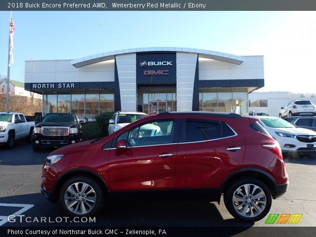 2018 Buick Encore Preferred AWD in Winterberry Red Metallic