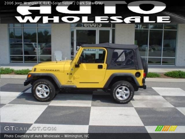 2006 Jeep Wrangler X 4x4 in Solar Yellow