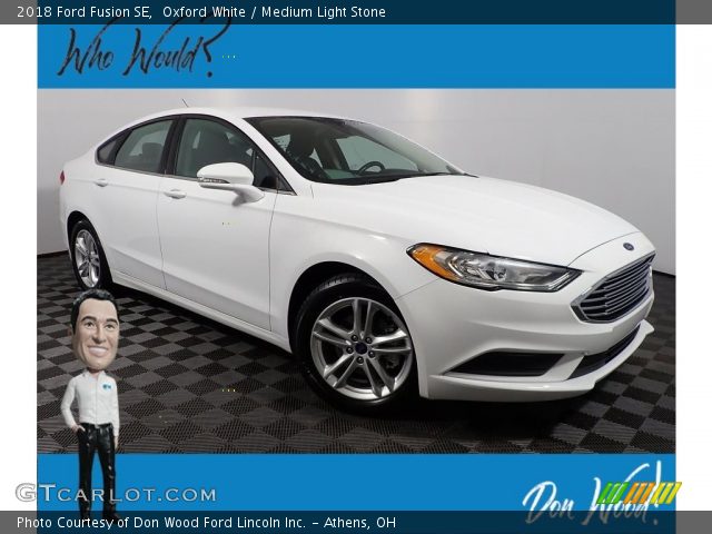 2018 Ford Fusion SE in Oxford White