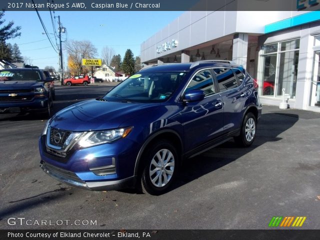 2017 Nissan Rogue S AWD in Caspian Blue