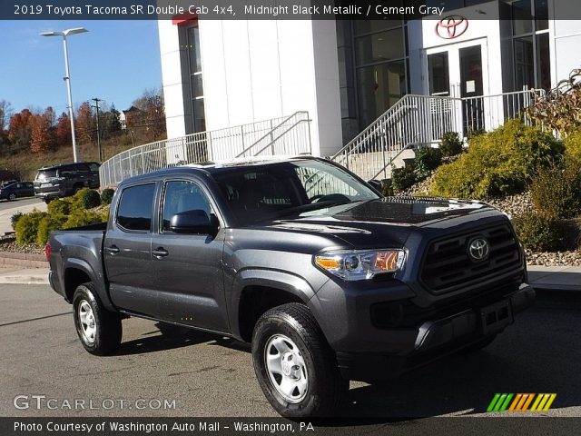 2019 Toyota Tacoma SR Double Cab 4x4 in Midnight Black Metallic