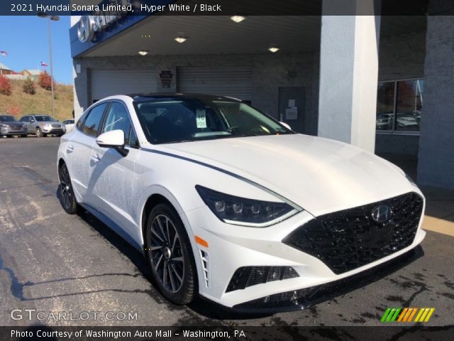 2021 Hyundai Sonata Limited in Hyper White