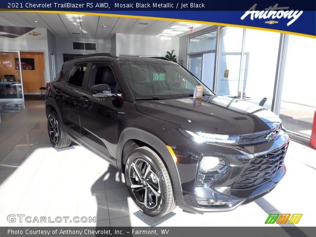 2021 Chevrolet TrailBlazer RS AWD in Mosaic Black Metallic