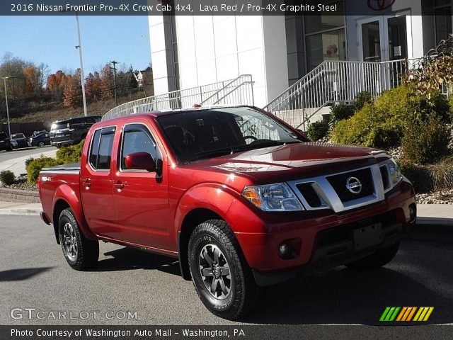 2016 Nissan Frontier Pro-4X Crew Cab 4x4 in Lava Red