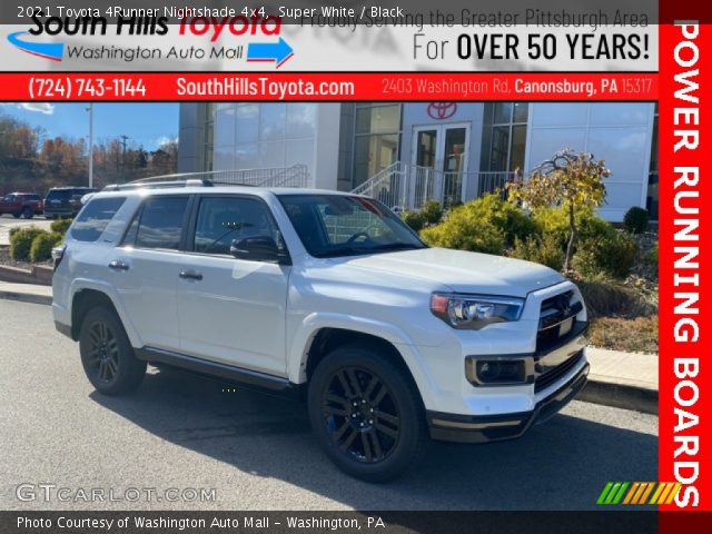 2021 Toyota 4Runner Nightshade 4x4 in Super White