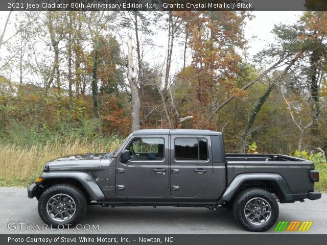 2021 Jeep Gladiator 80th Anniversary Edition 4x4 in Granite Crystal Metallic
