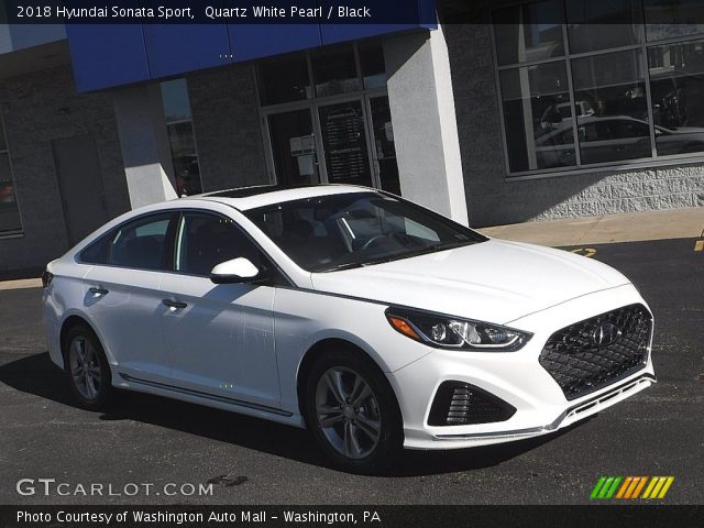 2018 Hyundai Sonata Sport in Quartz White Pearl