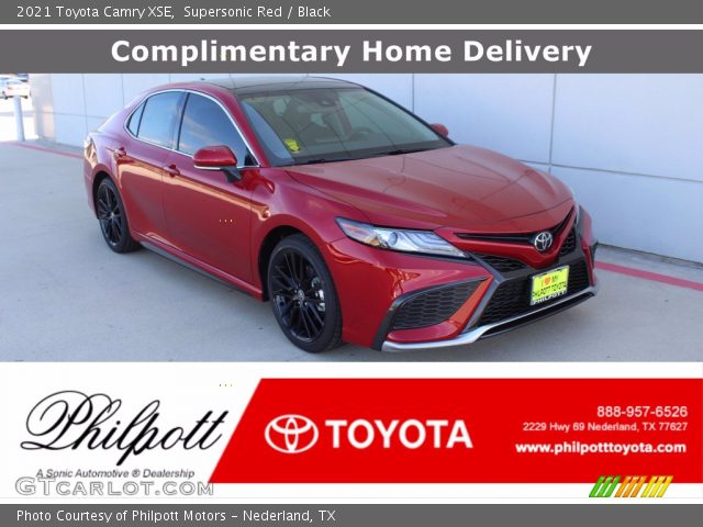 2021 Toyota Camry XSE in Supersonic Red