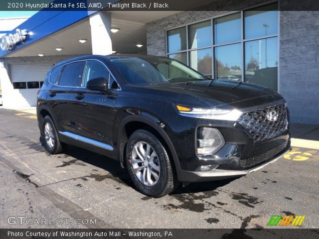 2020 Hyundai Santa Fe SEL AWD in Twilight Black