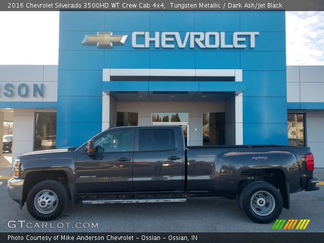 2016 Chevrolet Silverado 3500HD WT Crew Cab 4x4 in Tungsten Metallic