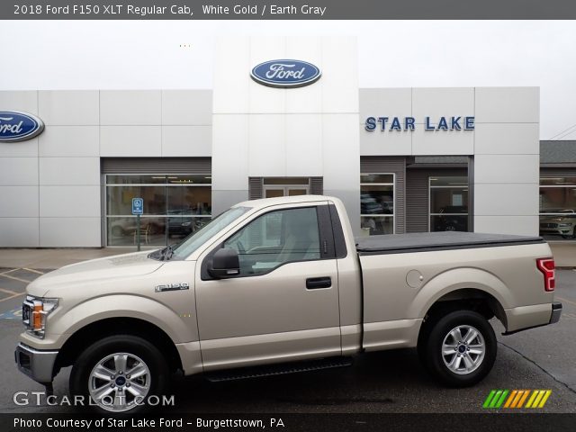 2018 Ford F150 XLT Regular Cab in White Gold