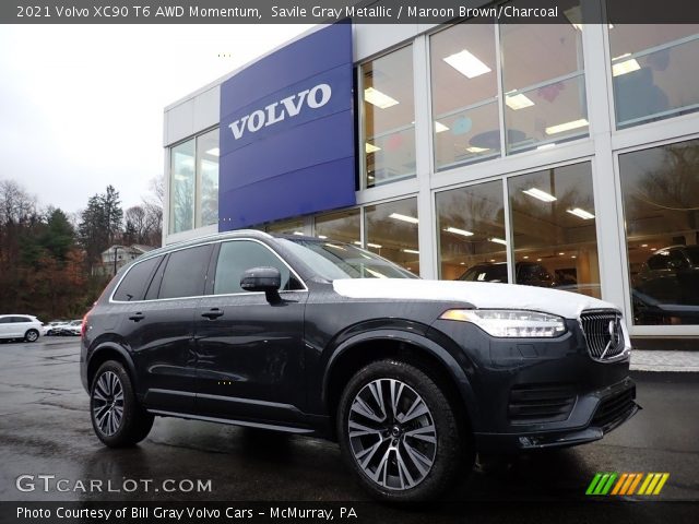 2021 Volvo XC90 T6 AWD Momentum in Savile Gray Metallic