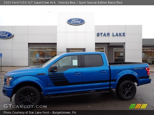 2020 Ford F150 XLT SuperCrew 4x4 in Velocity Blue