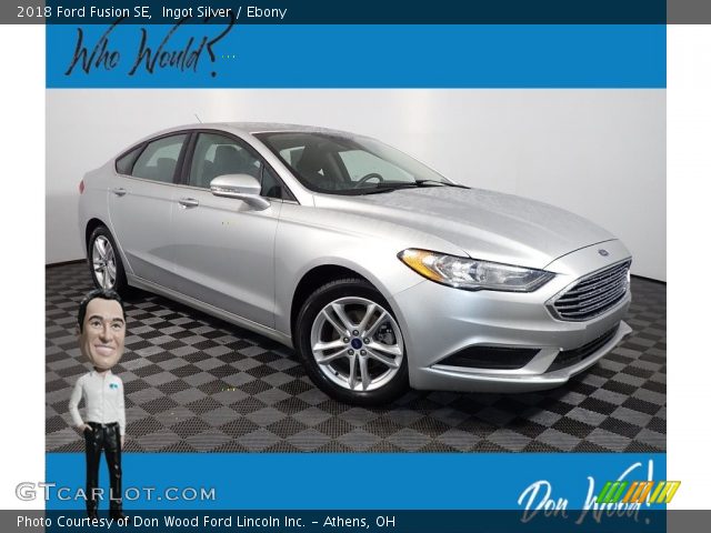 2018 Ford Fusion SE in Ingot Silver