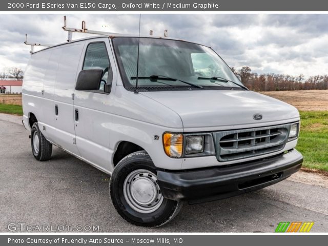 2000 Ford E Series Van E150 Cargo in Oxford White