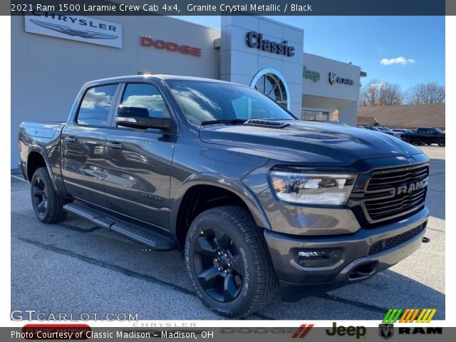 2021 Ram 1500 Laramie Crew Cab 4x4 in Granite Crystal Metallic