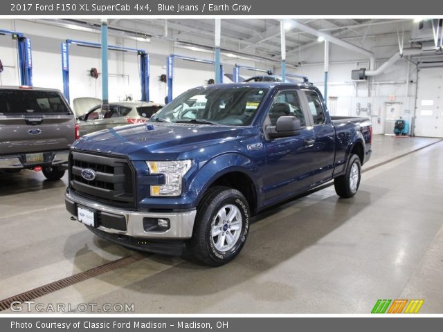 2017 Ford F150 XL SuperCab 4x4 in Blue Jeans