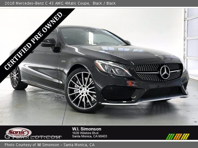 2018 Mercedes-Benz C 43 AMG 4Matic Coupe in Black