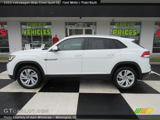 2020 Volkswagen Atlas Cross Sport SE in Pure White