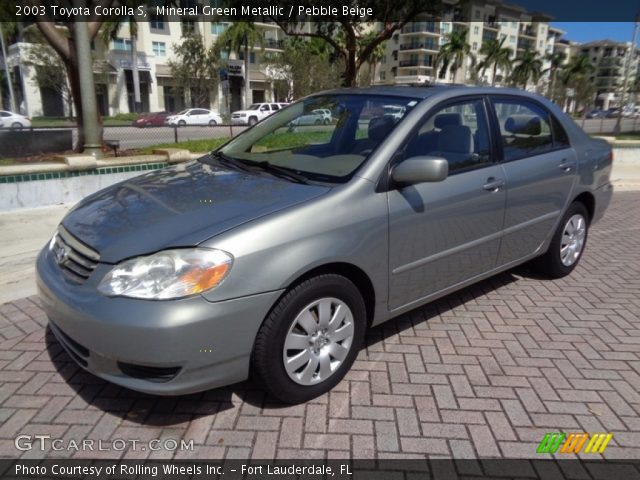 2003 Toyota Corolla S in Mineral Green Metallic