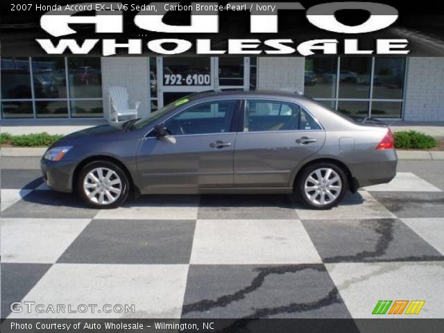 2007 Honda Accord EX-L V6 Sedan in Carbon Bronze Pearl