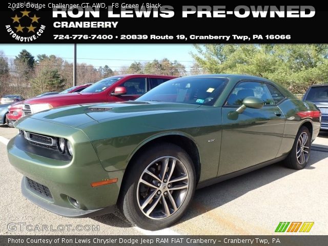 2018 Dodge Challenger GT AWD in F8 Green