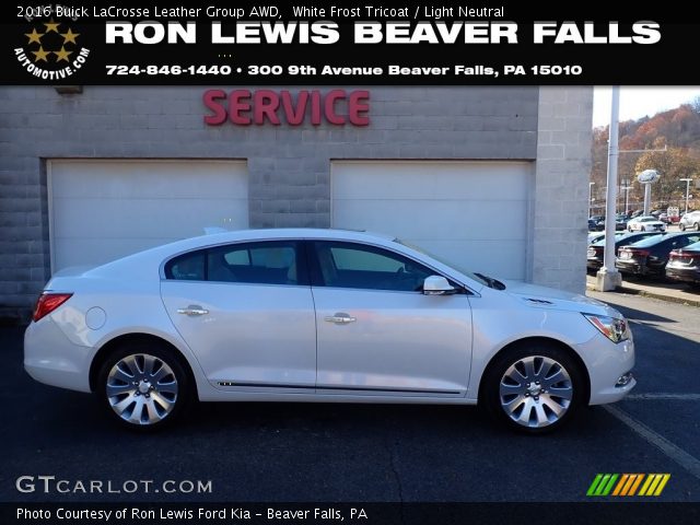 2016 Buick LaCrosse Leather Group AWD in White Frost Tricoat