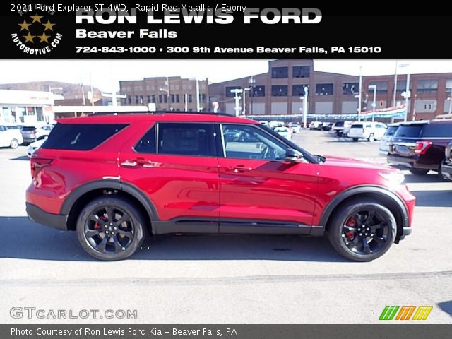 2021 Ford Explorer ST 4WD in Rapid Red Metallic