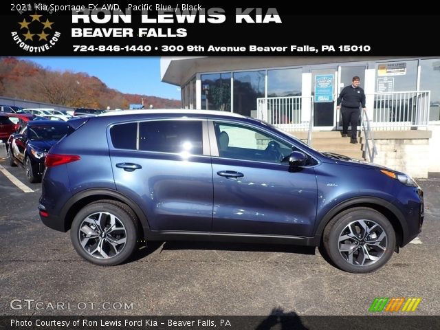 2021 Kia Sportage EX AWD in Pacific Blue