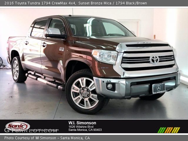 2016 Toyota Tundra 1794 CrewMax 4x4 in Sunset Bronze Mica