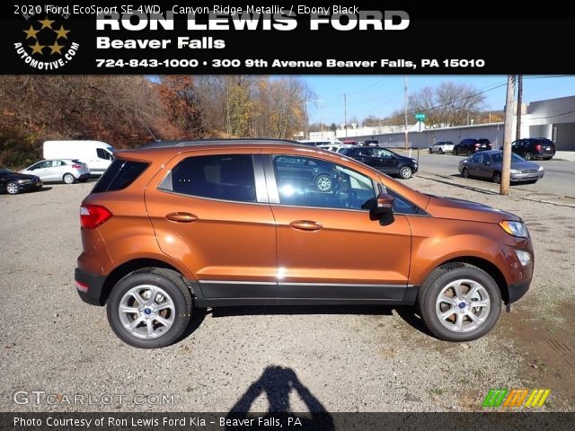 2020 Ford EcoSport SE 4WD in Canyon Ridge Metallic