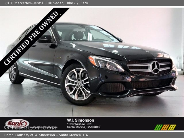 2018 Mercedes-Benz C 300 Sedan in Black