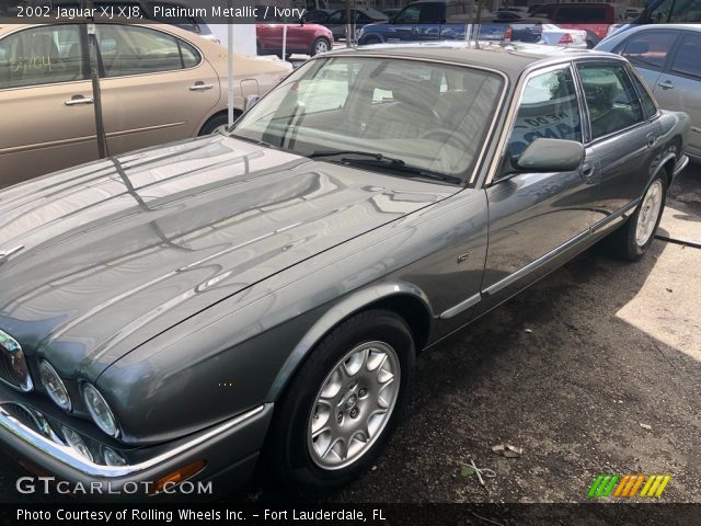 2002 Jaguar XJ XJ8 in Platinum Metallic