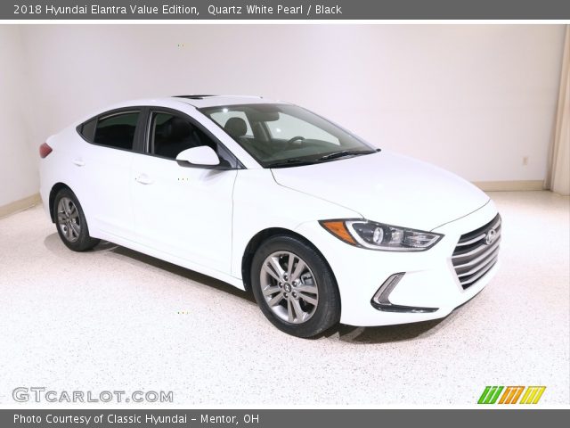 2018 Hyundai Elantra Value Edition in Quartz White Pearl