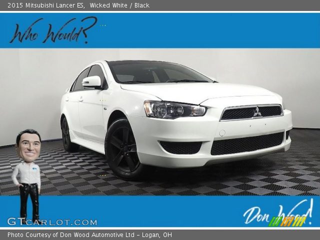 2015 Mitsubishi Lancer ES in Wicked White