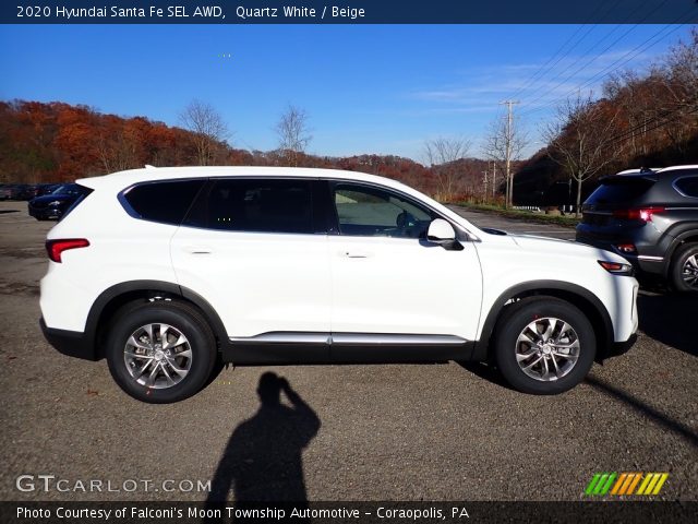 2020 Hyundai Santa Fe SEL AWD in Quartz White