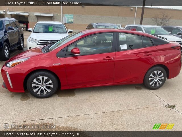 2021 Toyota Prius LE in Supersonic Red