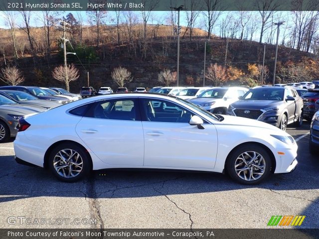 2021 Hyundai Sonata SEL in Hyper White