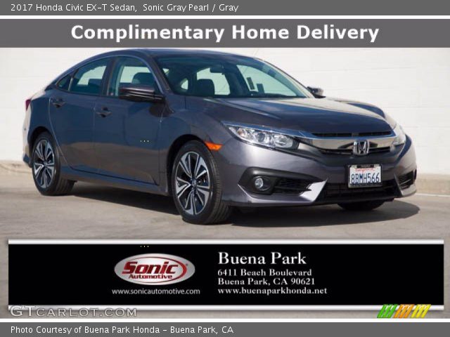 2017 Honda Civic EX-T Sedan in Sonic Gray Pearl