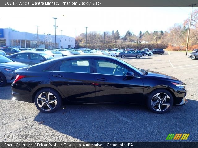 2021 Hyundai Elantra Limited in Phantom Black