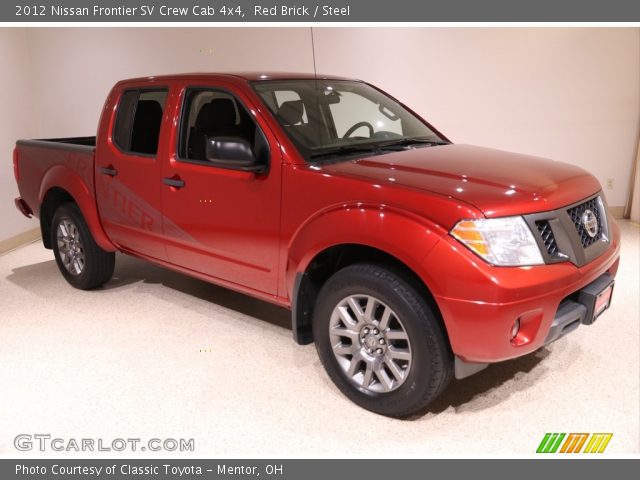 2012 Nissan Frontier SV Crew Cab 4x4 in Red Brick