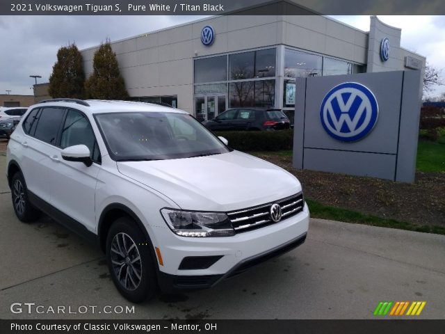 2021 Volkswagen Tiguan S in Pure White