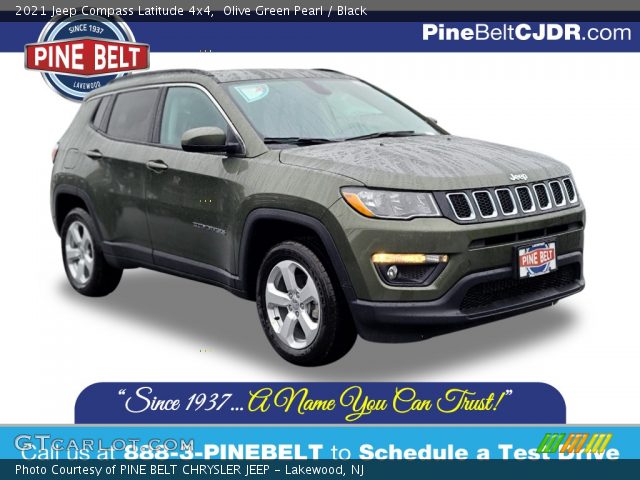 2021 Jeep Compass Latitude 4x4 in Olive Green Pearl