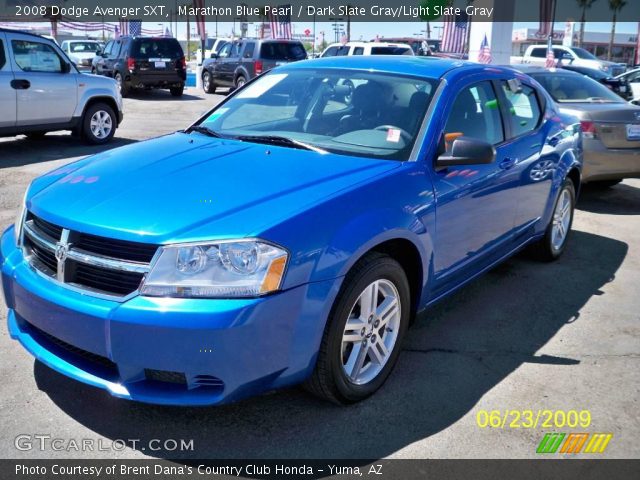 2008 Dodge Avenger SXT in Marathon Blue Pearl
